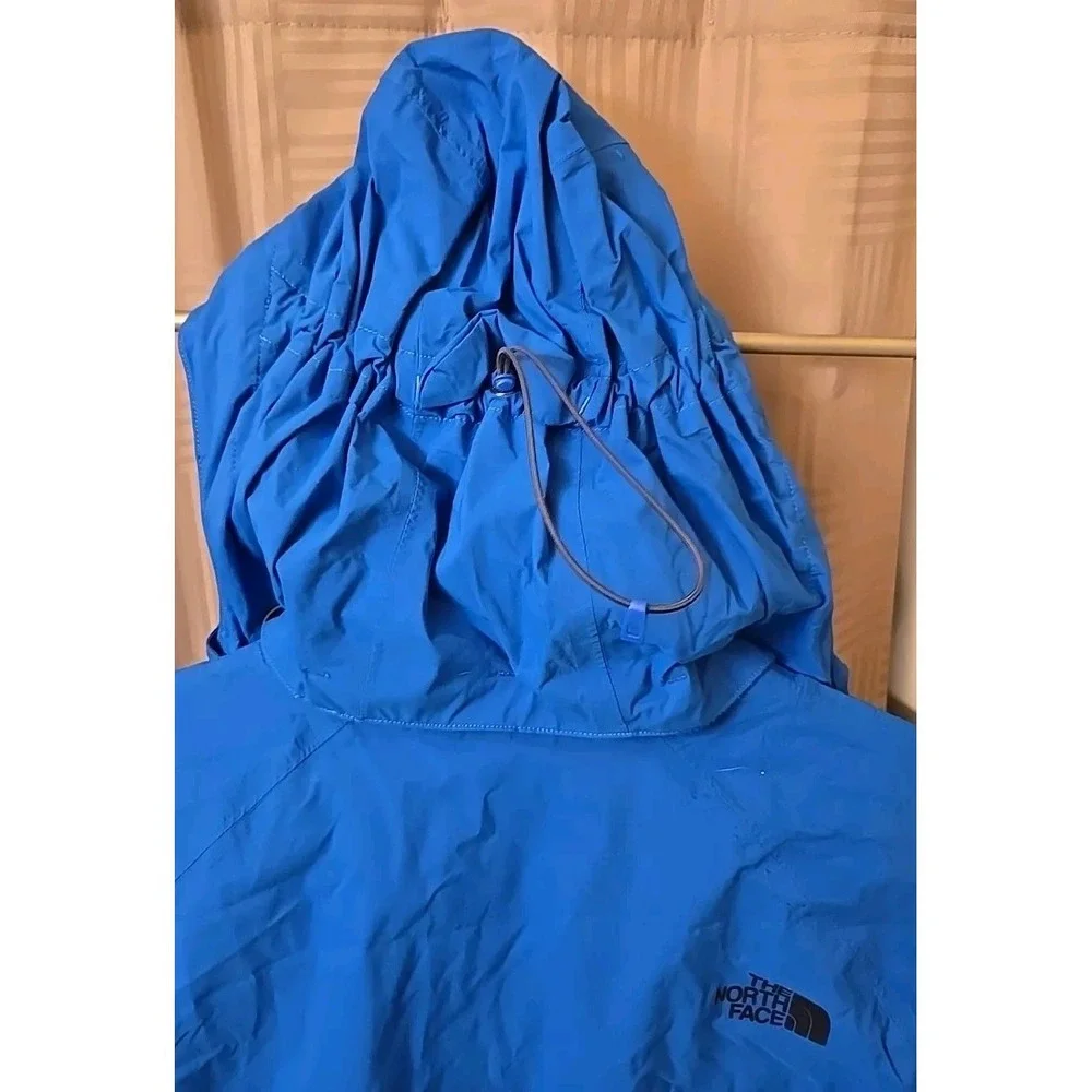 THE NORTH FACE Blue Black Hooded Jacket RN 61661 CA 30516 Zip Men Size Medium‎